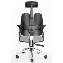 Ортопедическое офисное кресло Falto Orto Alpha AM-02A (черный каркас/обивка ткань d.grey)
