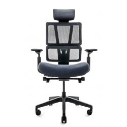 Кресло Falto G2-PRO GTP11KAL/BK-BK (каркас черный,  спинка черная, сидение черное)