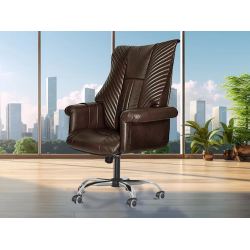 Офисное массажное кресло EGO President EG1005 Шоколад (Арпатек)
